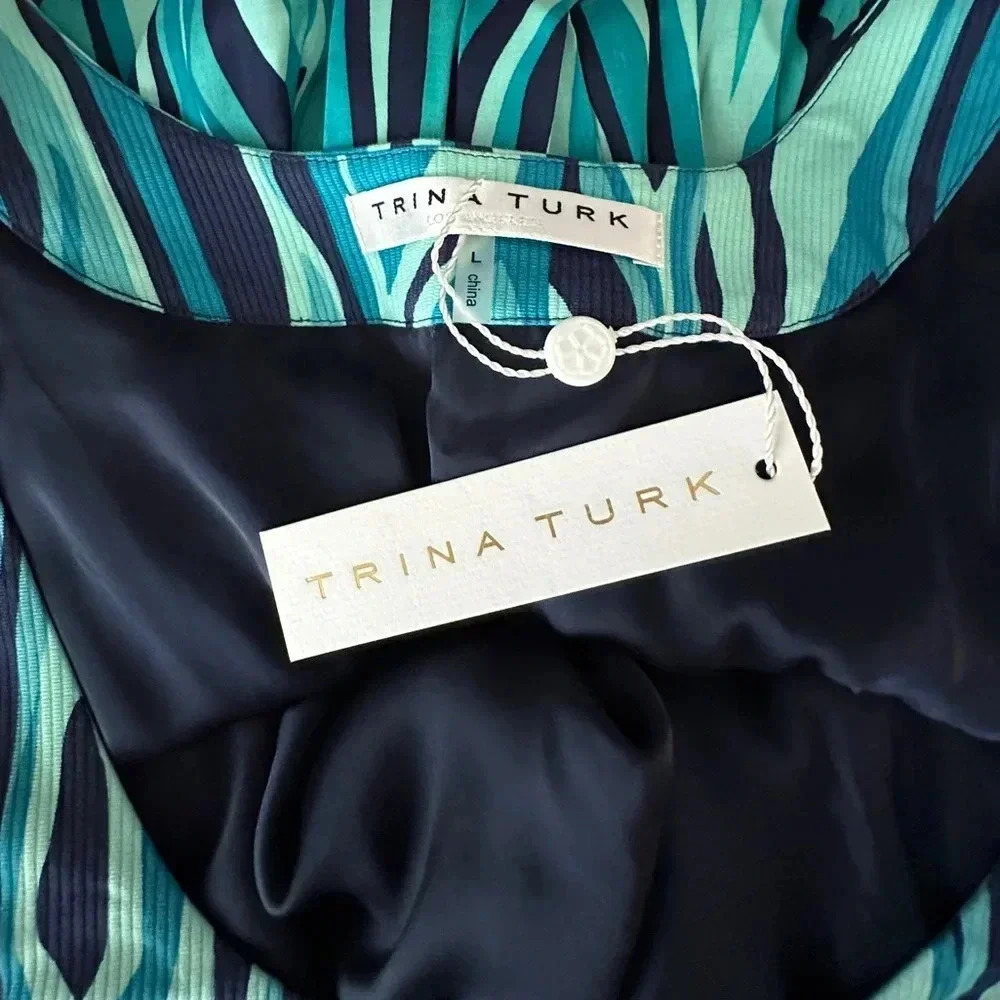 Trina Turk Fern Maxi Dress -L - Picture 9 of 12